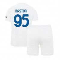 Inter Milan Alessandro Bastoni #95 Gostujuci Dres za djecu 2023-24 Kratak Rukav (+ Kratke hlače)